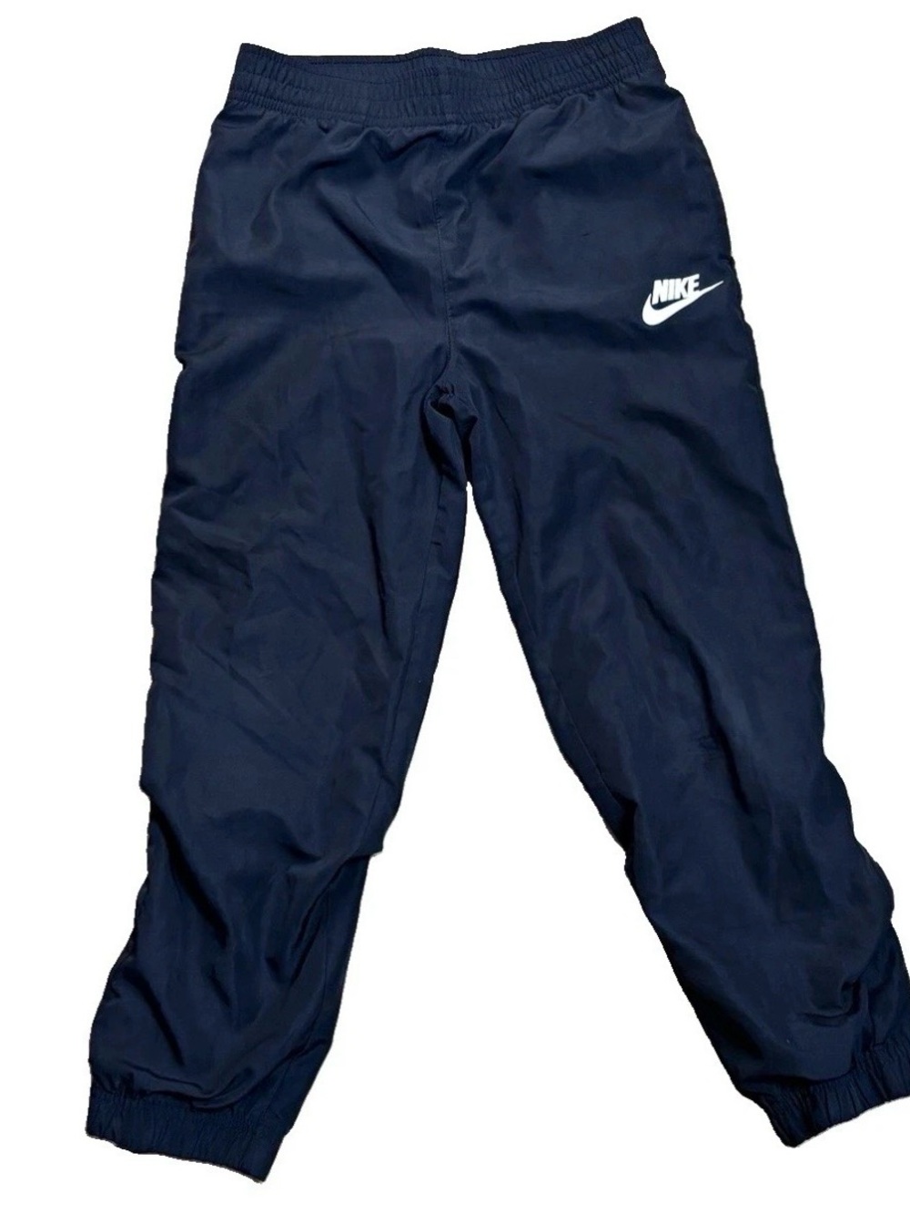 Nike Dri-FIT Youth Black Jogger Pants Size L Elastic Waist Athletic Sweatpants